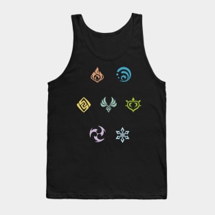 Elements - Genshin impact Tank Top